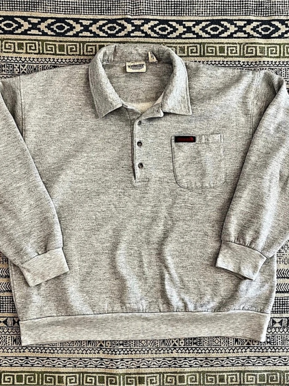 Windbreaker Style No. 153 Gray Polo Sweatshirt XXL Like New